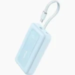 Anker Power Bank (10k, 30w, Built-in Usb-c Cable) Blue