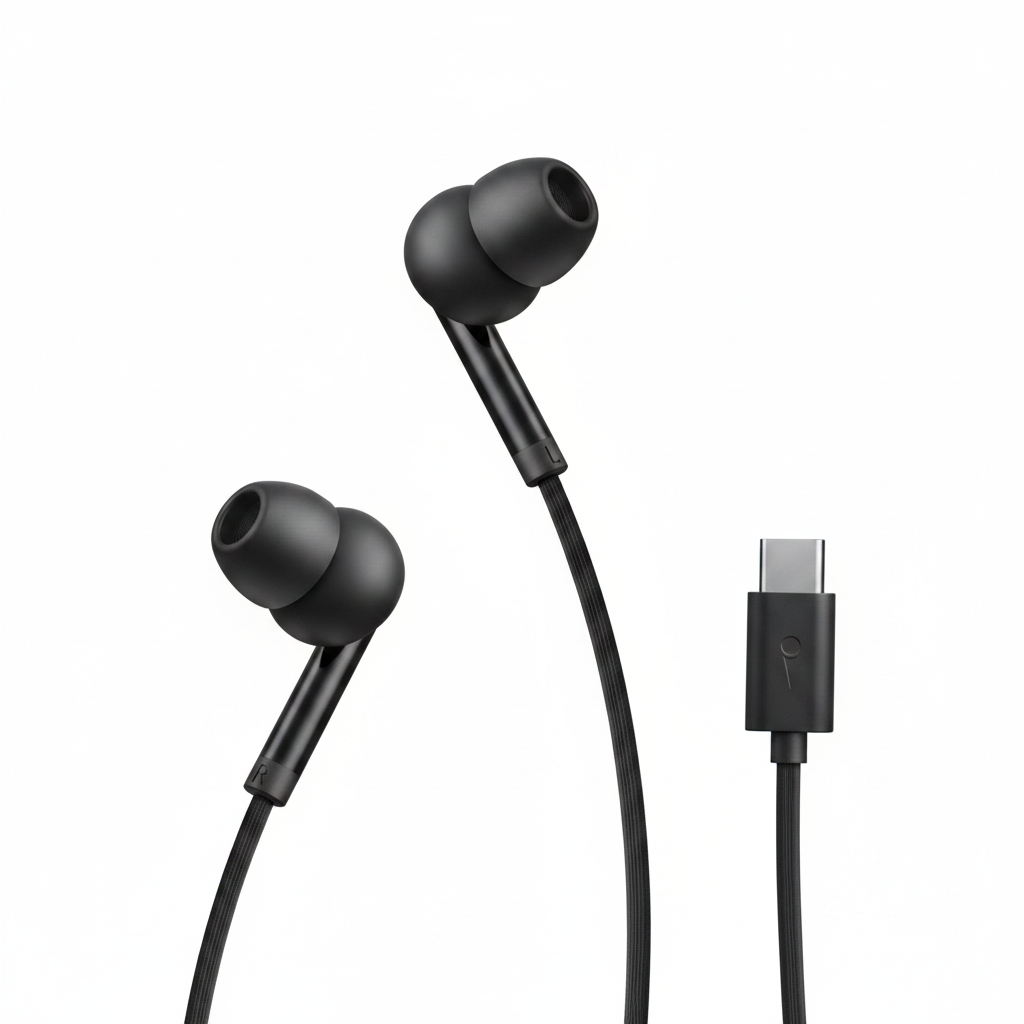 premium-usb-c-wired-in-ear-headphones Oraimo CONCH 2C Type-C In-Ear Wired Earphones - Image 1
